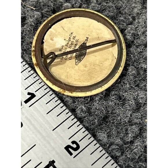 1909 Isaac Wiseman Family Reunion Button Pin Columbus OH Olentangy Park Vintage - Picture 6 of 7